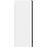Viseći ormarić Riga Crni hrast i bijela 40 x 31 x 80 cm | Eponuda.ba