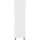 Ormarić za mikrovalnu bijeli 60 x 57 x 207 cm od iverice | shoptok.hr