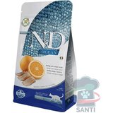 N&d Ocean Cat Adult Grain Free sled in pomaranča 1,5 kg Cene