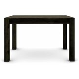  Hrastov stol 120 x 80 cm, crni sa srebrnim efektom | shoptok.hr