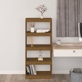 Ormarić za knjige / pregrada boja meda 60x30x135,5 cm borovina | shoptok.hr