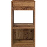  Noćni ormarići s ladicom 2 kom staro drvo 35x34x66,5 cm | shoptok.hr