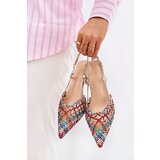 Boto Pumps With Pointed Toe And Open Heel Multicolor Umirana | Shoptok.si