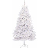 Umjetno božićno drvce s nogom Bijela 270 cm PVC i čelik | shoptok.hr