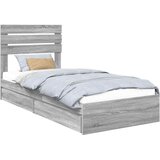  s od storage Siva Sonoma 100 x 200 cm Konstruirano drvo | shoptok.hr