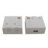 Telegärtner utičnica nazidna sa 2 slota, dim. 68x64x31mm, sa zastorima i labelom (P/N H02000A0072) Cene