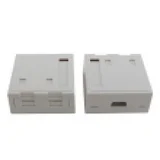 utičnica nazidna sa 2 slota, dim. 68x64x31mm, sa zastorima i labelom (P/N H02000A0072)