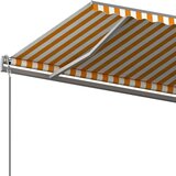  Prostostoječa ročno zložljiva tenda 600x350 cm rumena/bela, (20760111) | Shoptok.si
