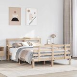  Okvir za krevet s uzglavljem 150 x 200 cm borovina | shoptok.hr