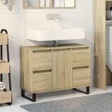 Furnova Kopalniška omarica sonoma hrast 80x33x60 cm inženirski les, (21947143) | Shoptok.si