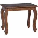  Stol za slaganje 3 pcs Smeđa Čvrsto mahagonijevo drvo | Eponuda.com