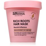 delhicious RICH ROOTS Nourishing Hair Mask hranilna maska za lase 3v1 175 g | Shoptok.si