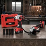 XL set 2u1 21v baterija. kućište udarne izvijača bez četkica i kutne brusilice 2x3ah | shoptok.hr