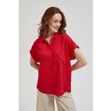Moodo Women's shirt with pocket - red Cene