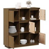  Visoka komoda boja meda 110,5 x 35 x 117 cm od masivne borovine | Eponuda.com