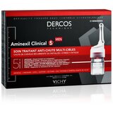 Vichy dercos aminexil clinical 5 ampule protiv opadanja kose za muškarce, 21 ampula Cene'.'