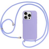 Onasi liquid silikonski ovitek za iphone 13 / iphone 14 - vijola z vrvico | Shoptok.si