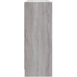  Komoda sivog hrasta sonome 91x28x75 cm od konstruiranog drva | Eponuda.com