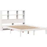  Krevet s regalom z knjige bez madraca bijeli 120x190cm borovina | shoptok.hr