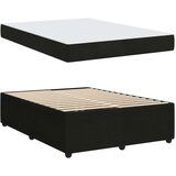  Posteljni okvir z vzmetnico z vzmetnico Črna 140 x 200 cm Žamet | Shoptok.si
