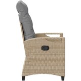  Ležaljka u vrtu Bež i svijetlo siva 56 x 60 x 112 cm poliratan | Eponuda.com