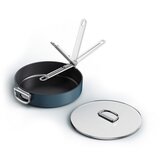 Joseph Joseph 28cm space-saving frying pan with foldable handle and glass lid, (21739011) | Shoptok.si