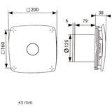  Dalap 41094 - Aksijalni ventilator 125 ONYX 16W/230V | Eponuda.com