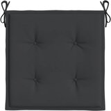 Jastuci za vrtne stolice 4 kom crni 50x50x4 cm tkanina Oxford | shoptok.hr