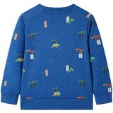  Dječja topla majica tamnoplava prošarana 140 | shoptok.hr