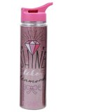 Must Flašica za vodu Shine like diamond 0.45 L roze Cene