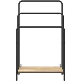 vidaXL Stalak za odjeću s policom sonoma hrast 60 x 30 x 100.5 cm | shoptok.hr