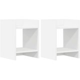  Stalak za biljke s policom 2 pcs Bijeli 30 x 30 x 40 cm | shoptok.hr