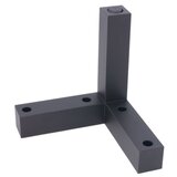  Nogica 779R H=120mm L-115x115 Black ( 440-151 ) Cene