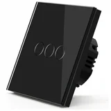 wi-fi pametni prekidač 3G tuya crni (wifi touch switch)