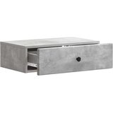 Stolna Stenska stranska miza Betonsko siva 59 x 34,5 x 17 cm, (5000232363) | Shoptok.si