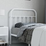 vidaXL Kovinsko vzglavje belo 90 cm Cene