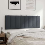 vidaXL Vzglavna stranica temno siva 140 cm žamet | Shoptok.si