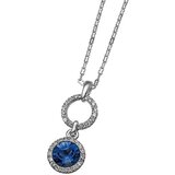 Oliver Weber ženski More Sapphire Lančić sa swarovski plavim kristalnim priveskom | ePonuda.com