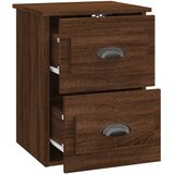  Zidni noćni ormarići 2 kom smeđa boja hrasta 41,5x36x53 cm | Eponuda.com