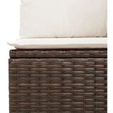  8-delni vrtni kavč set z blazinami Rjava Poli ratan, (22093700) | Shoptok.si