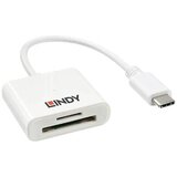 Lindy vanjski čitač memorijskih kartica microSD, SD, USB-C™ USB 3.2 (1. gen.) bijela | Eponuda.ba
