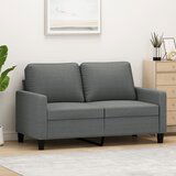  The Living Store Dvosed temno siv 120 cm blago - Kavč Dvosed, (21501719) Cene