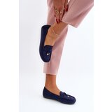 Boto Women's Navy Classic Suede Moccasins Ontala | shoptok.hr