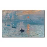 Canvart Stenska reprodukcija na platnu Claude Monet Sunrise, 70 x 45 cm