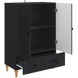  Kreveta s ladicama Crna 66 x 34,5 x 95 cm Konstruirano drvo | shoptok.hr
