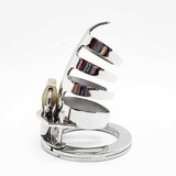 Black Label The Classic Stainless Steel Cock Cage Silver Cene
