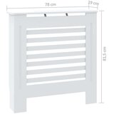  Pokrov za radiator MDF bel 78 cm, (20769751) | Shoptok.si