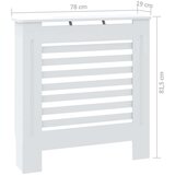  Pokrov za radijator mdf bijeli 78 cm | shoptok.hr