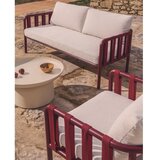Kave Home Crvena/bež vrtna garnitura aluminijska za 4 osobe Omala – | shoptok.hr