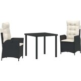  Set od 2 Crno PE ratan Srednje Podesive naslone za ruke | shoptok.hr